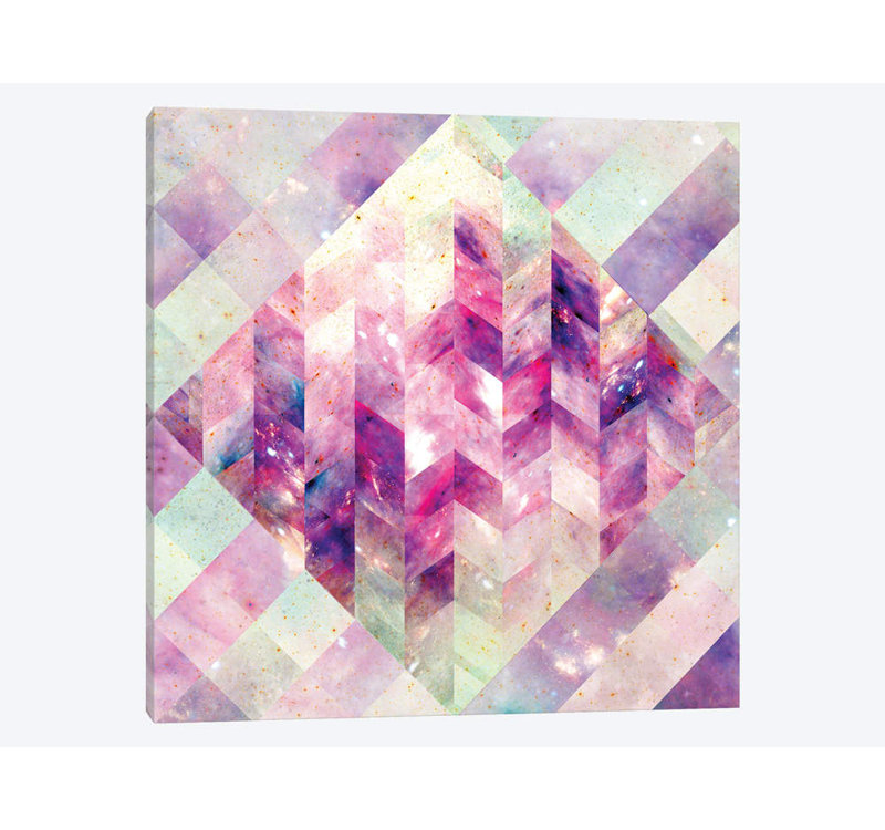 East Urban Home Geometric Abstract Galaxy Iii By Barruf Graphic