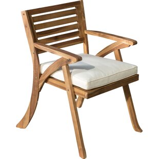 View Coyne Patio Dining Chair with Cushion Set of