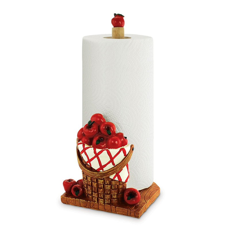 August Grove Apple Free-Standing Paper Towel Holder ...