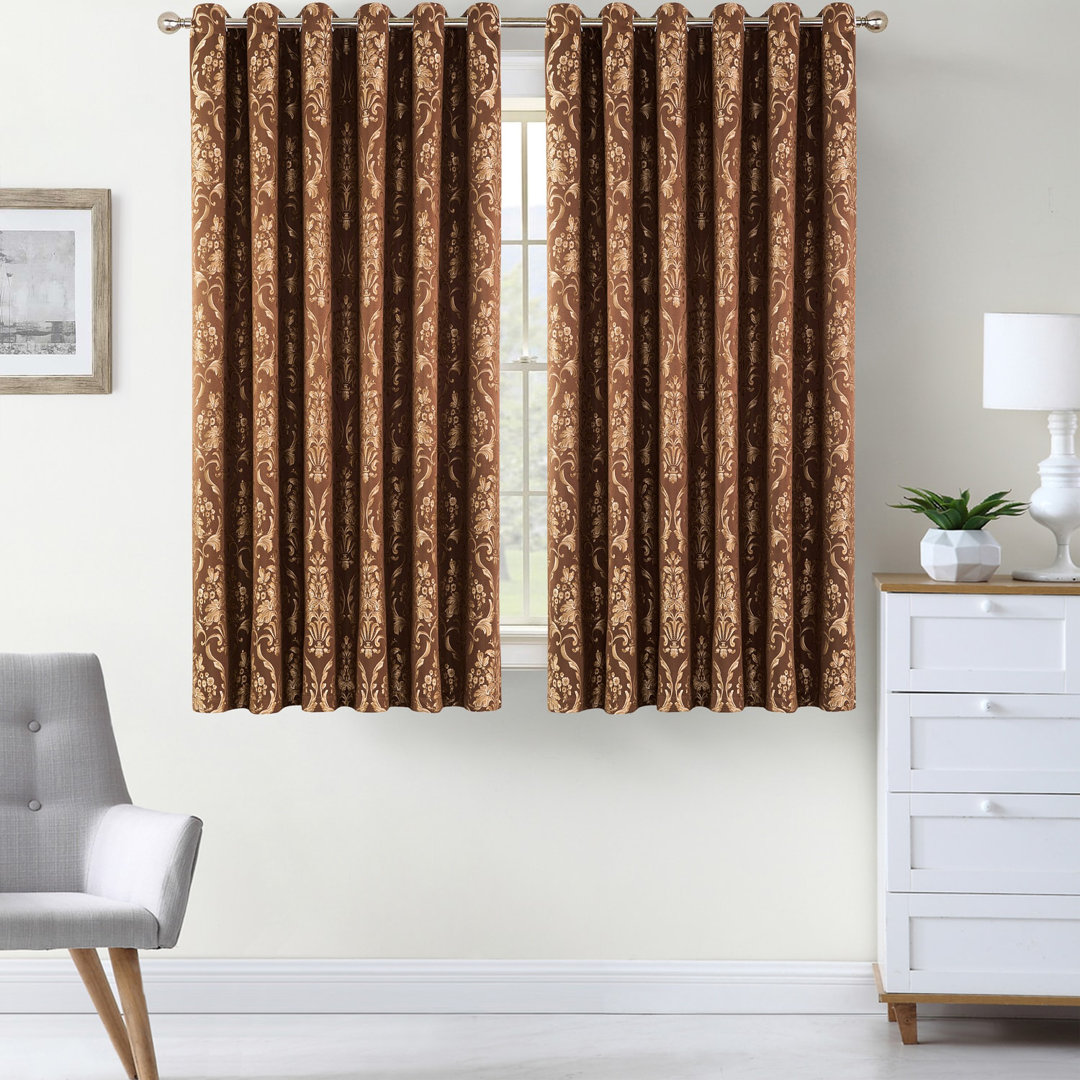 Stonekeep Old Eyelet Room Darkening Thermal Curtains