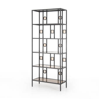 Tema Berlin Geometric Bookcase Reviews Perigold