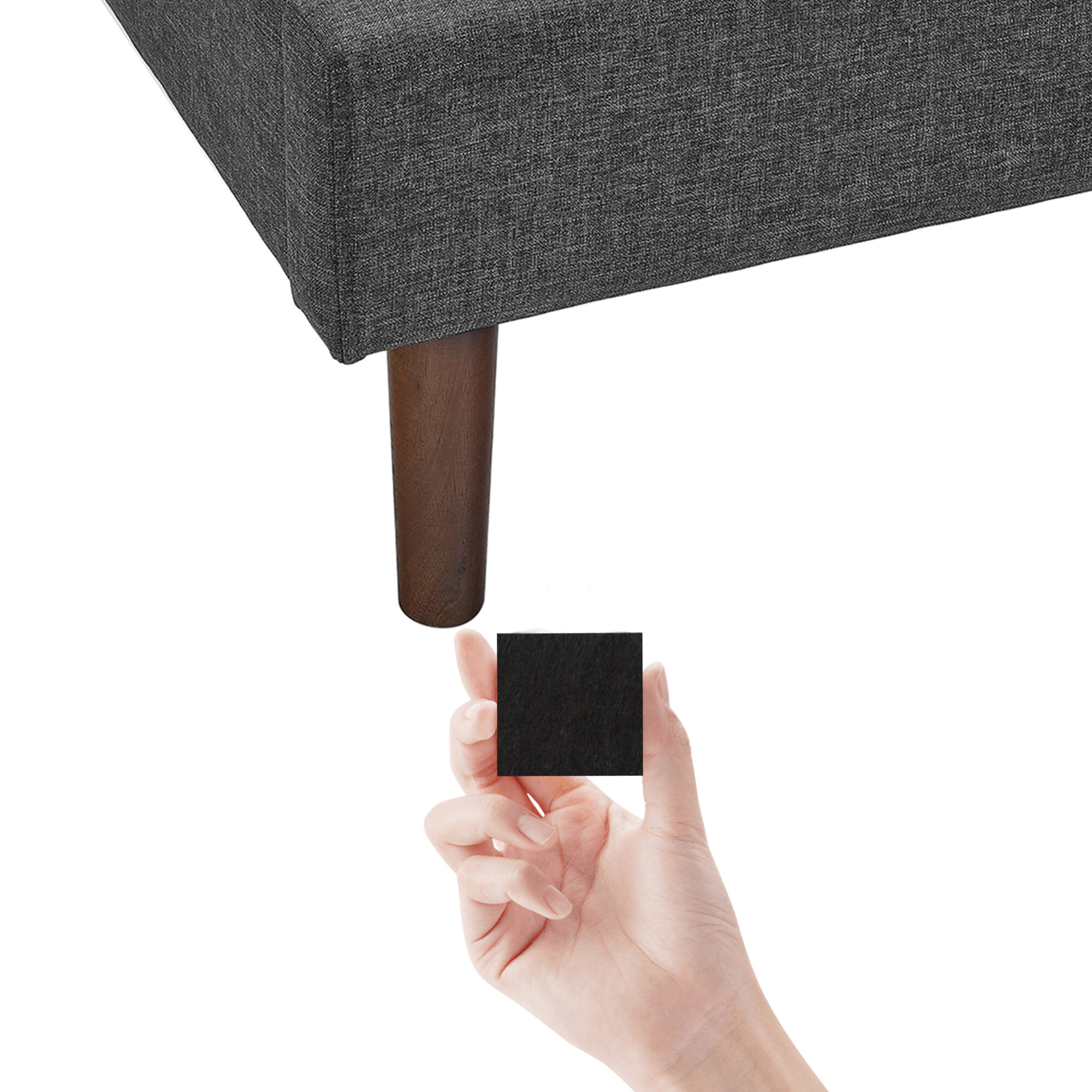 48 Pcs Non-slip Self Adhesive Furniture  Feet Pads Chair Floor Protectors 