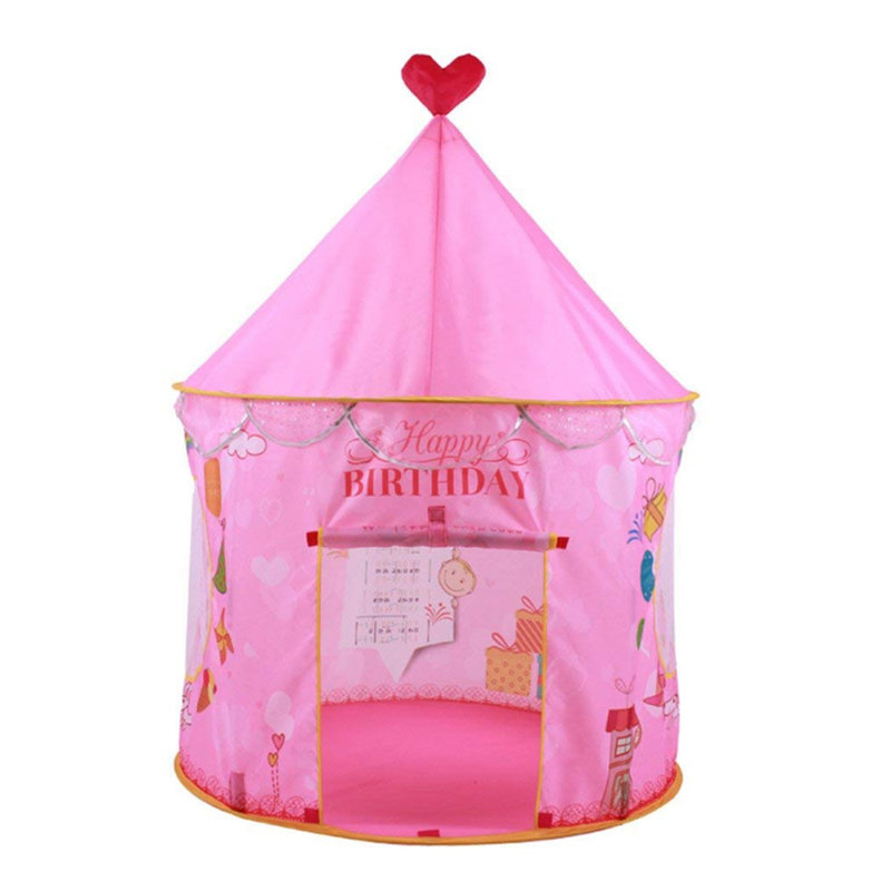 princess pop up play tent
