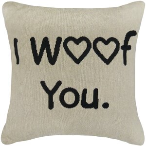 I Woof You Tapestry Decorative Throw Pillow