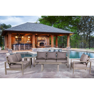 Go to store & view more images Potsdam 4 Piece Sunbrella Sofa Set with Cushions by Gracie Oaks