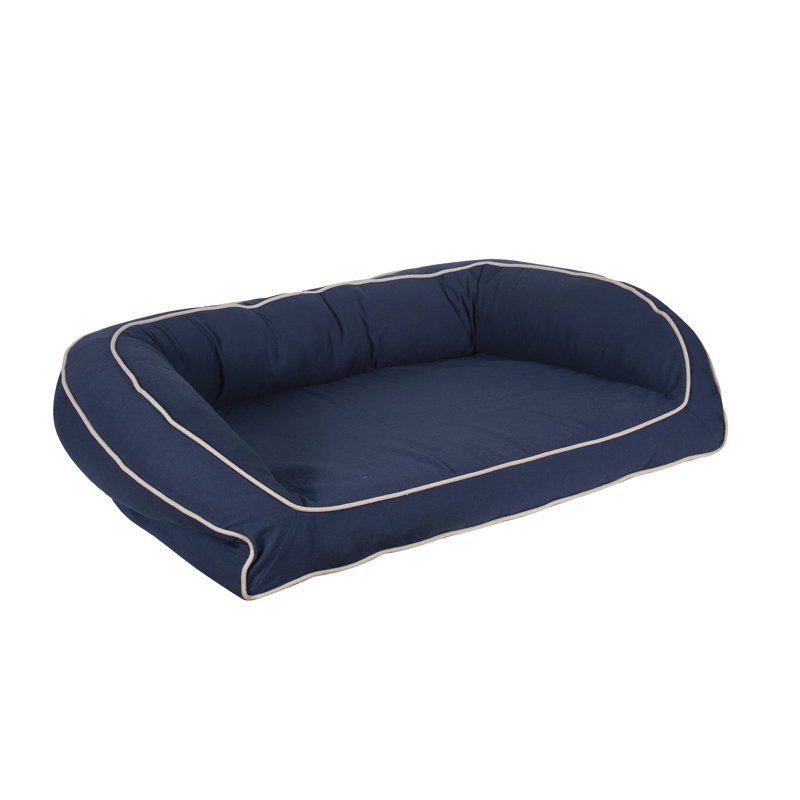 Carolina Pet Company Cream Microfiber Kuddler Lounge Dog Bed