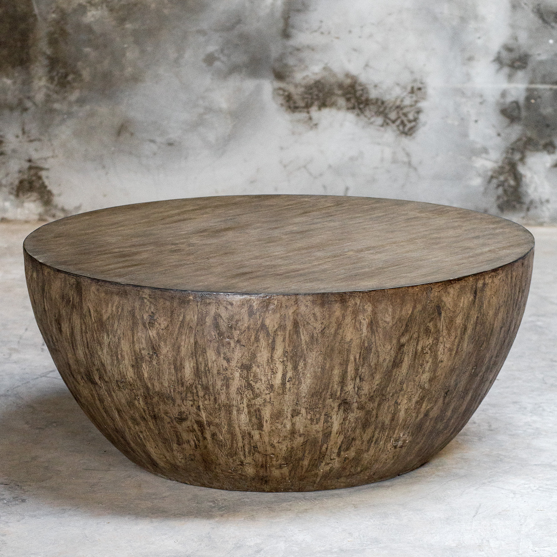 Foundry Select Aron Round Wood Coffee Table Foundry Select Aron Round Wood Coffee Table