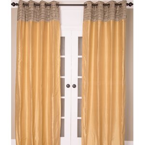 Solid Blackout Single Curtain Panel