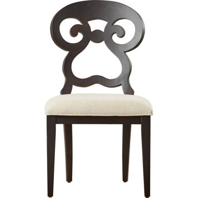 Revere Linen Queen Anne Back Parsons Chair