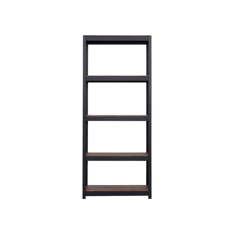 white modular shelving