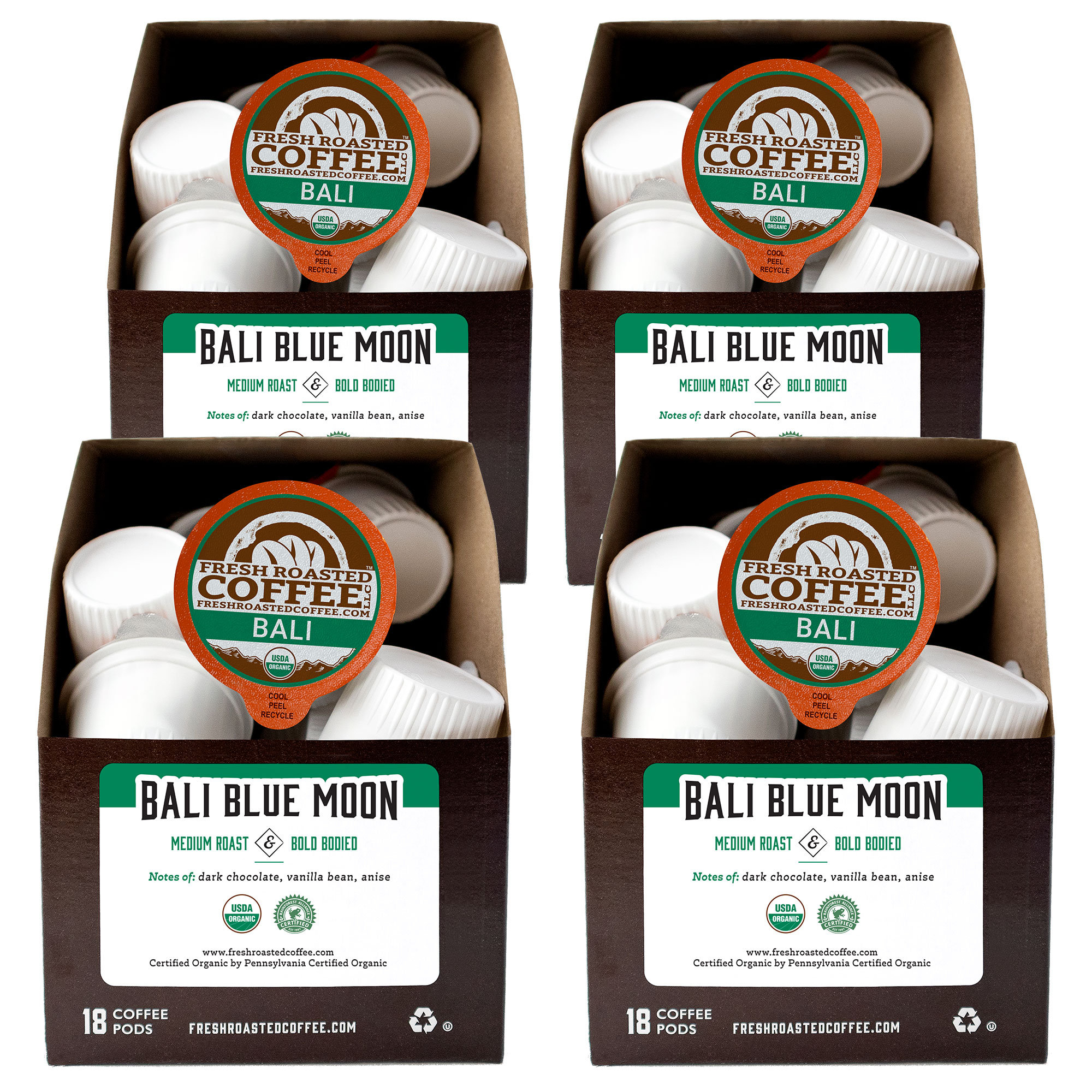 Fresh Roasted Coffee Organic Bali Blue 