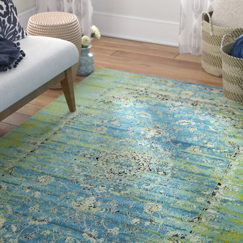 Mistana Neuilly Oriental Blue Green Area Rug Reviews Wayfair Neuilly Oriental Blue Green Area Rug