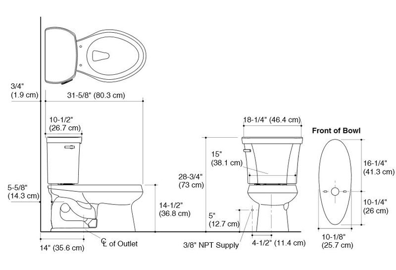 K 3948 0 7 Kohler Wellworth Two Piece Elongated 1 28 Gpf Toilet With Class Five Flush Technology And Left Hand Trip Lever Reviews Wayfair