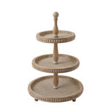 Farmhouse Rustic Round Decorative Trays Birch Lane