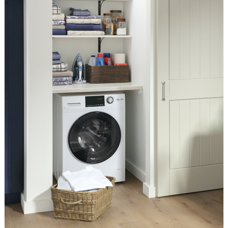 Ge Appliances 2 4 Cu Ft High Efficiency All In One Combo Washer And Electric Dyer Reviews Wayfair