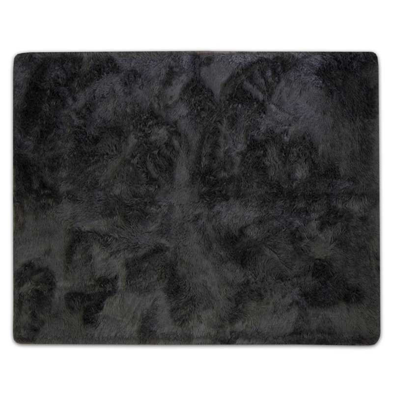 Wrought Studio Hutton Plush Faux Fur Gray Area Rug Reviews Wayfair Hutton Plush Faux Fur Gray Area Rug