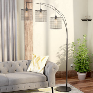End Table Floor Lamp Combo Wayfair Elle 87 Tree Floor Lamp