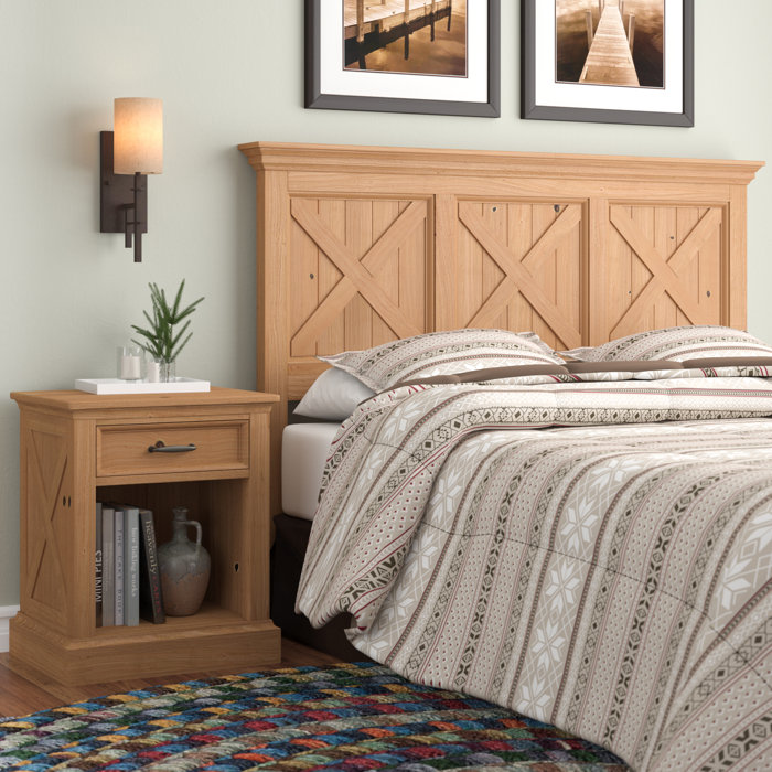 Loon Peak Burbury Country Lodge Panel 2 Piece Bedroom Set Wayfair Ca