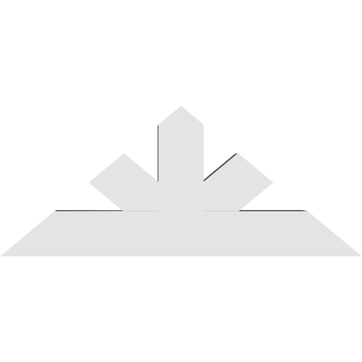Ekena Millwork Saratoga Architectural Pvc Gable Bracket Wayfair
