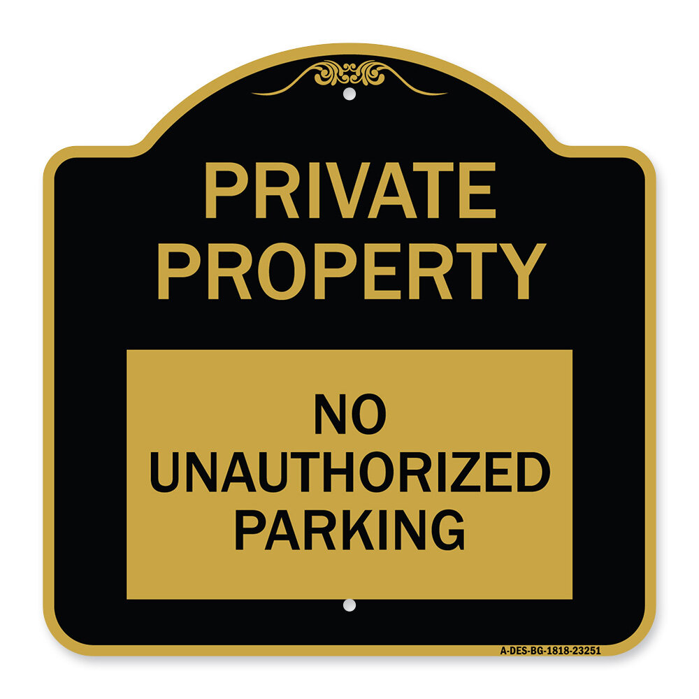 Reserved Parking with double arrow Sign 12 x 18 Heavy Gauge Aluminum Signs SignMission 