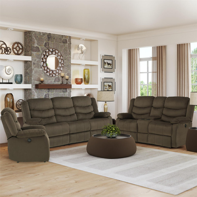 Red Barrel Studio Chorley Microfiber Microsuede Reclining 81