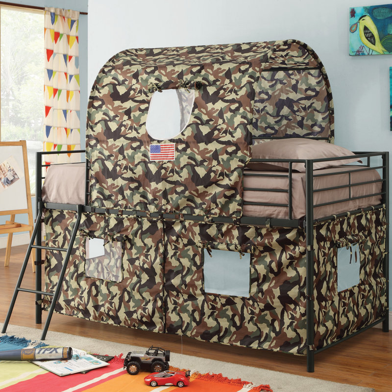 Zoomie Kids Kali Camouflage Tent Twin Bed Reviews Wayfair
