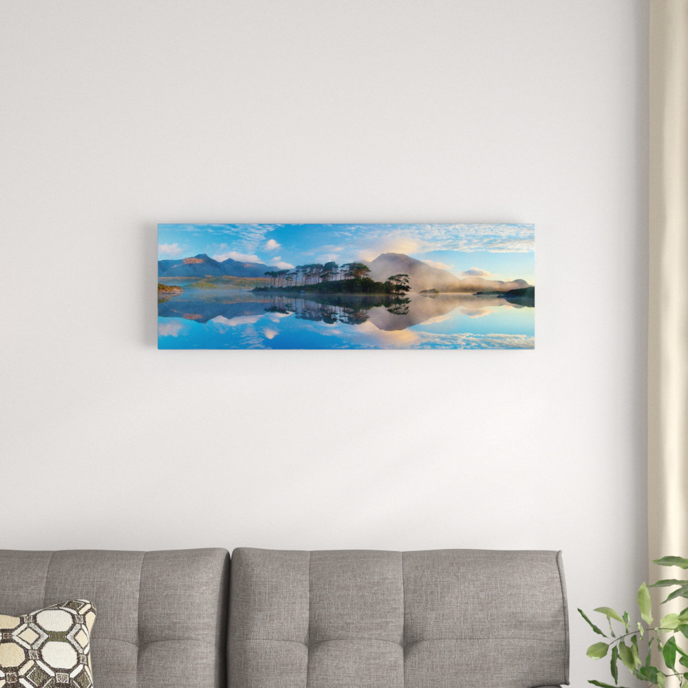 East Urban Home Misty Morning Reflection By Gareth Mccormack Photographic Print On Wrapped Canvas Wayfair
