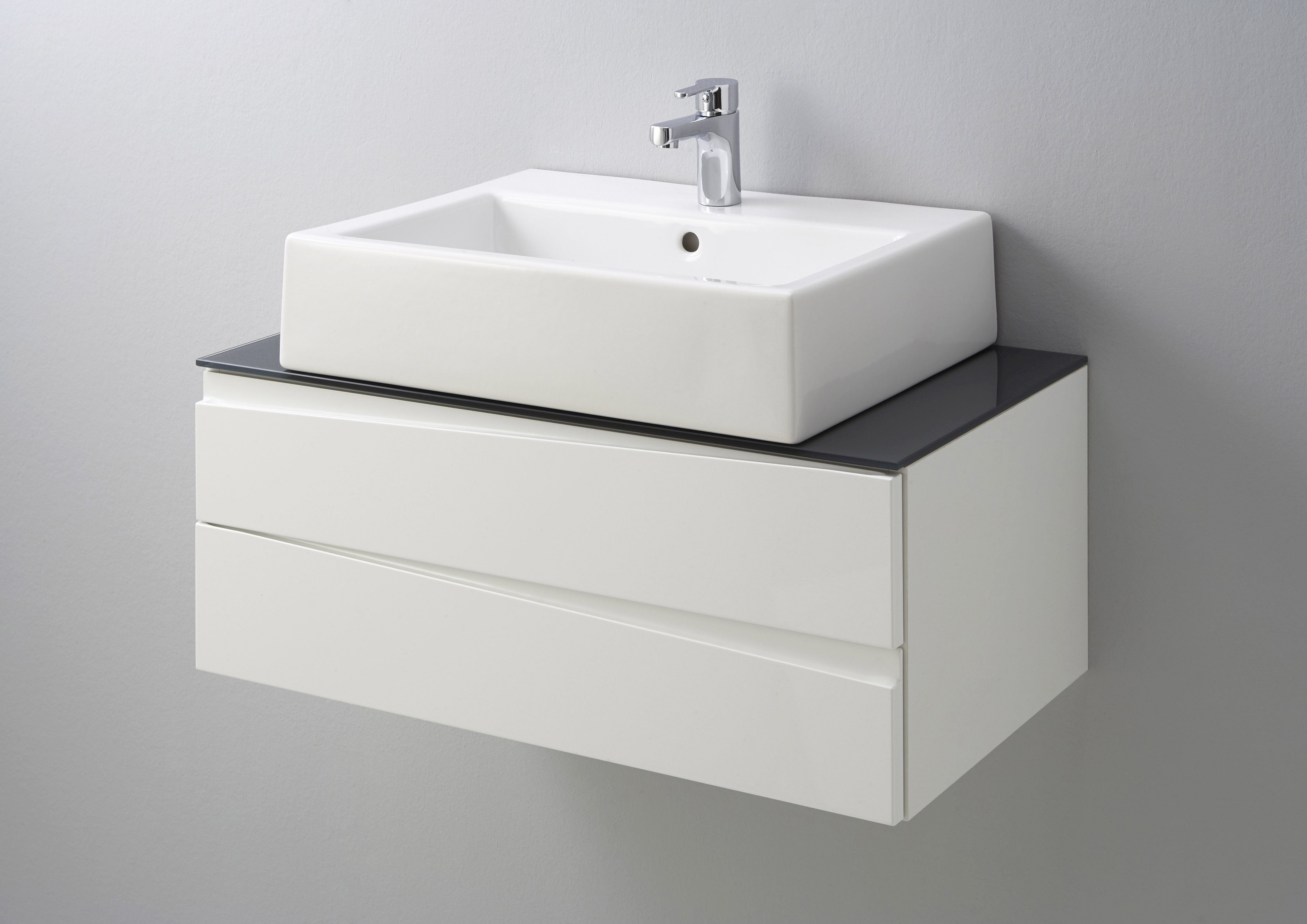 Belfry Bathroom Walnut Ceramic Rectangular 600mm Countertop Basin Belfry Bathroom Walnut Ceramic