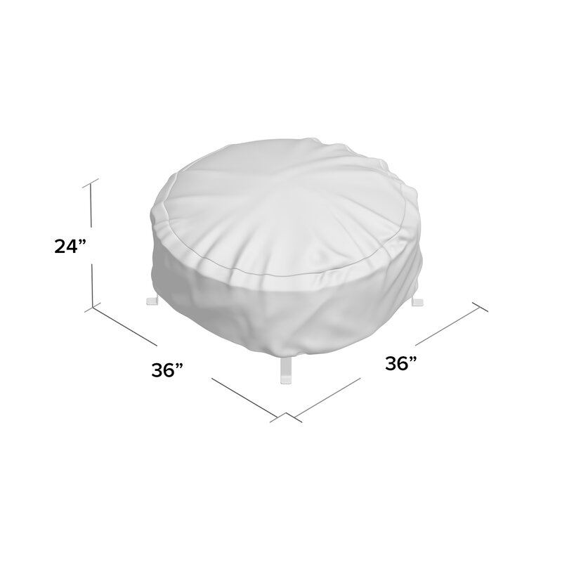 Freeport Park Durable Round Weather Resistant Fire Pit Cover