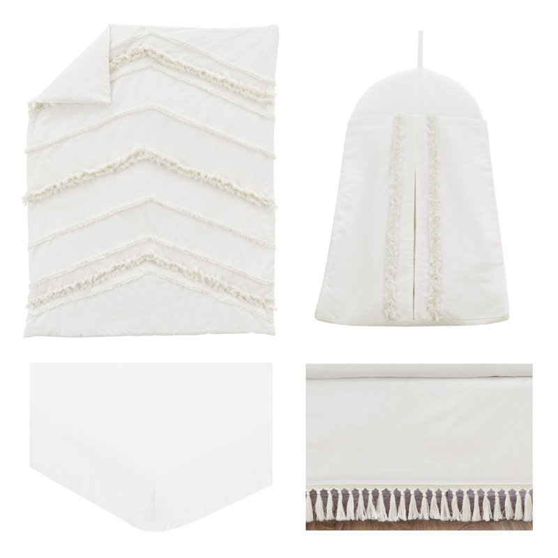 off white crib bedding
