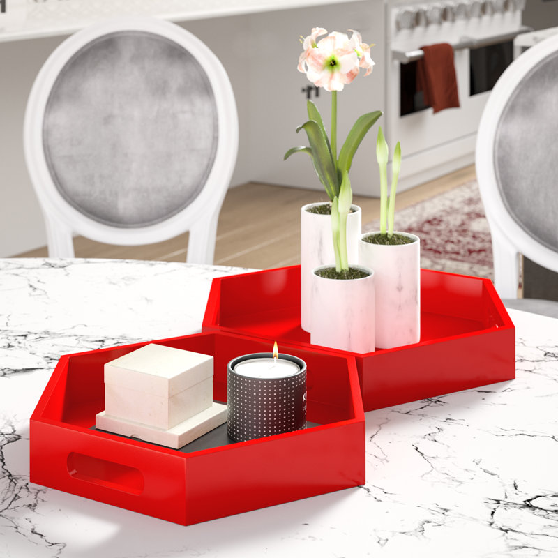 Sevanna 2 Piece Serving Tray Set