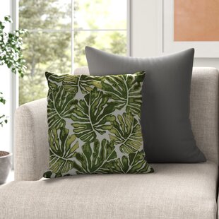Tropical Leaf Pattern Linen Cushion Cover Throw Pillow Case Bed Decor Square UK