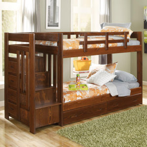 Twin Bunk Bed with Storage by Chelsea Home
