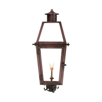 Primo Lanterns Orleans Aged Copper 27 H Hardwired Lantern Head Wayfair