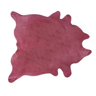 Morrell Cowhide Fuschia Area Rug Brayden Studio