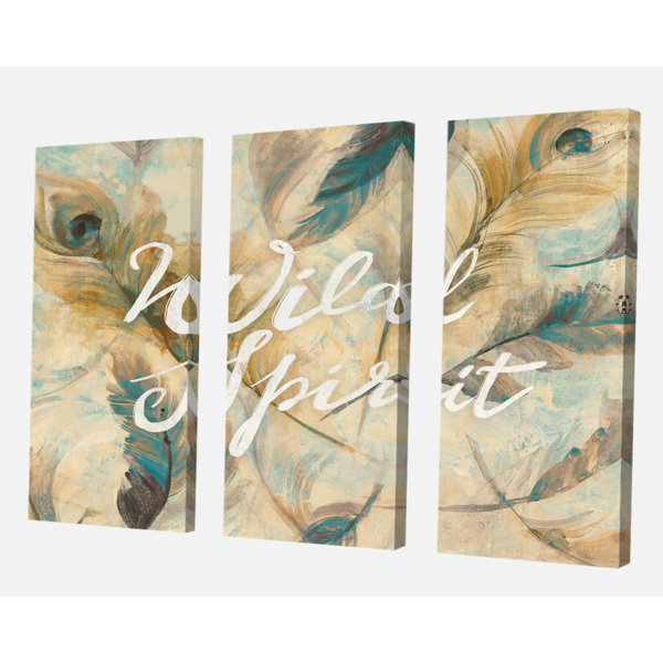 East Urban Home Farmhouse Wild Spirit Blue And Cream Cottage