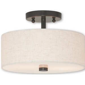 Alina 2-Light Semi Flush Mount