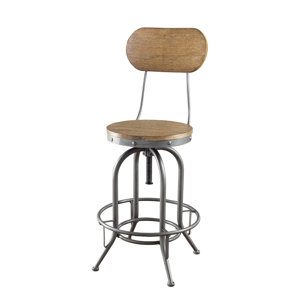 Doliver Adjustable Height Swivel Bar S..