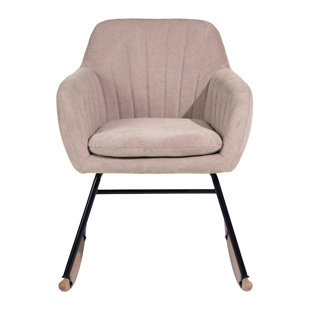 blush pink rocking chair