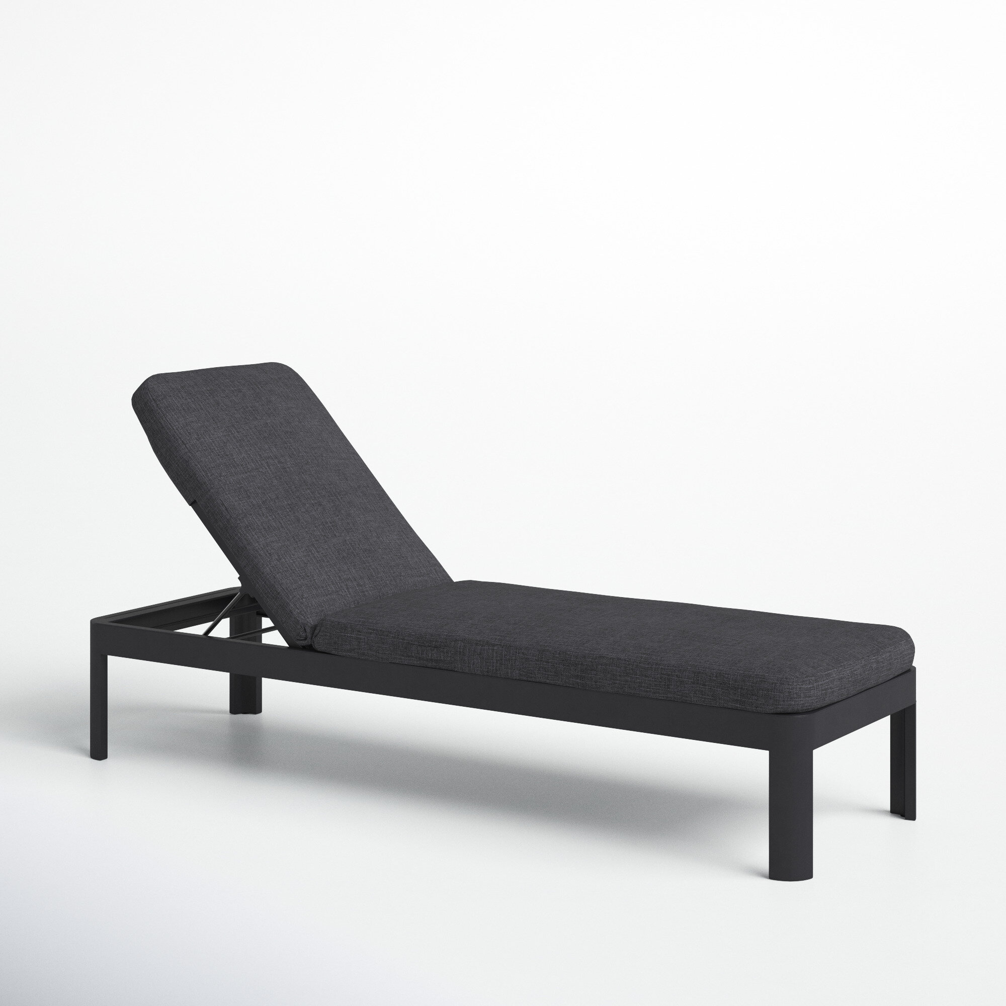 outdoor metal chaise