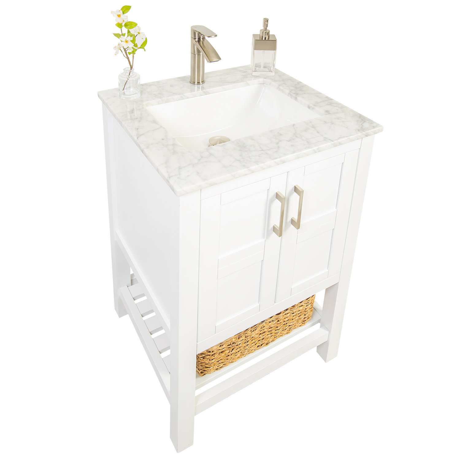 Highland Dunes Goodloe 24" Single Bathroom Vanity Set Wayfair