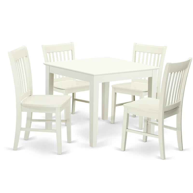 Alcott Hill Cobleskill Rubberwood Solid Wood Dining Set Reviews Wayfair