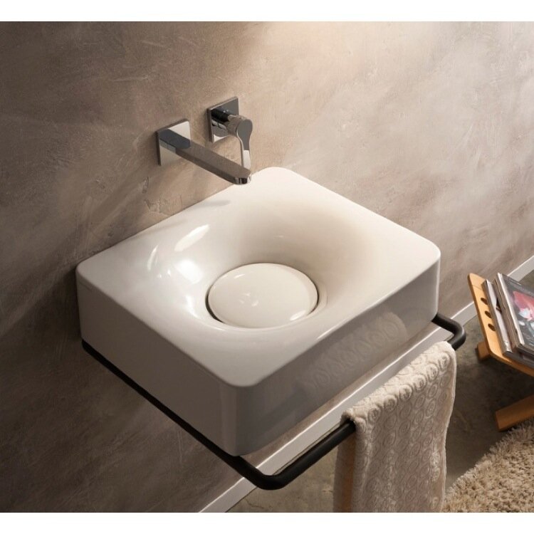 Scarabeo By Nameeks Fuji Ceramic Rectangular Vessel Bathroom Sink Wayfair