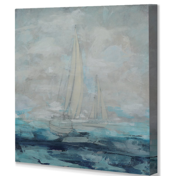 Ebern Designs Into The Distance Painting Print On Wrapped Canvas