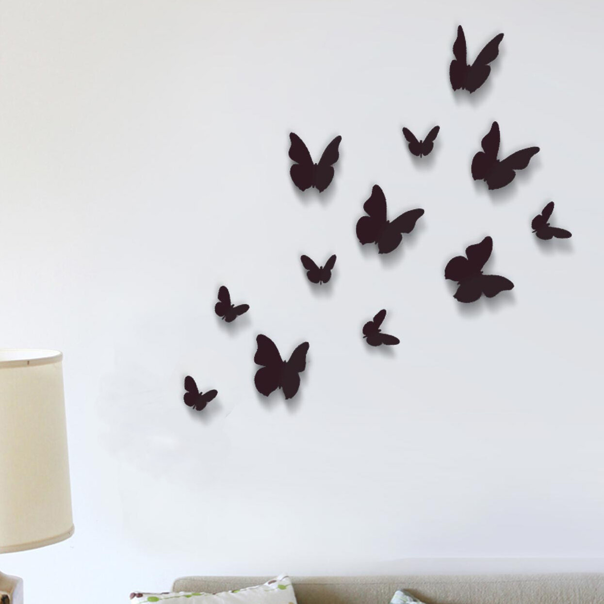 Download East Urban Home 3d Butterfly Wall Sticker Reviews Wayfair Co Uk