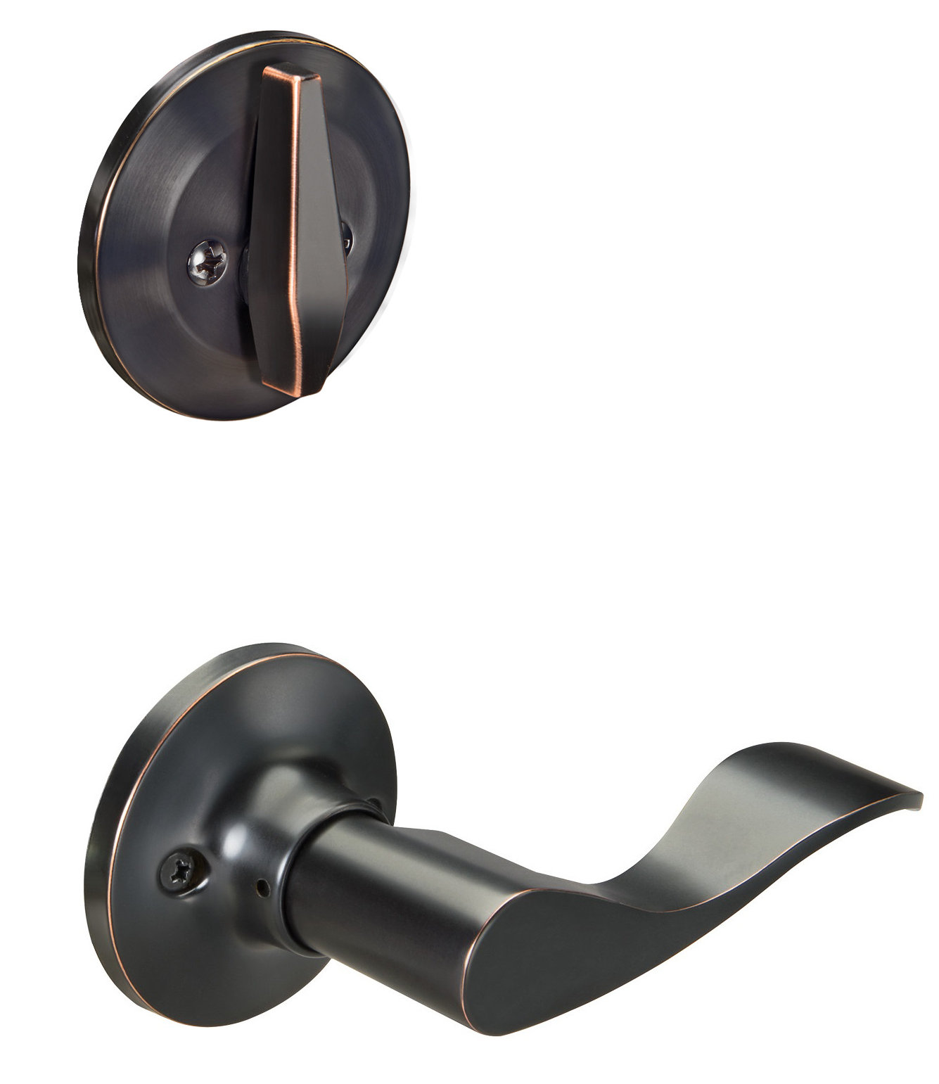 Yale Single Cylinder Interior Lever Set Exterior Portion Sold Separately Wayfair