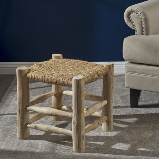 Sid Hand-Woven Accent Stool