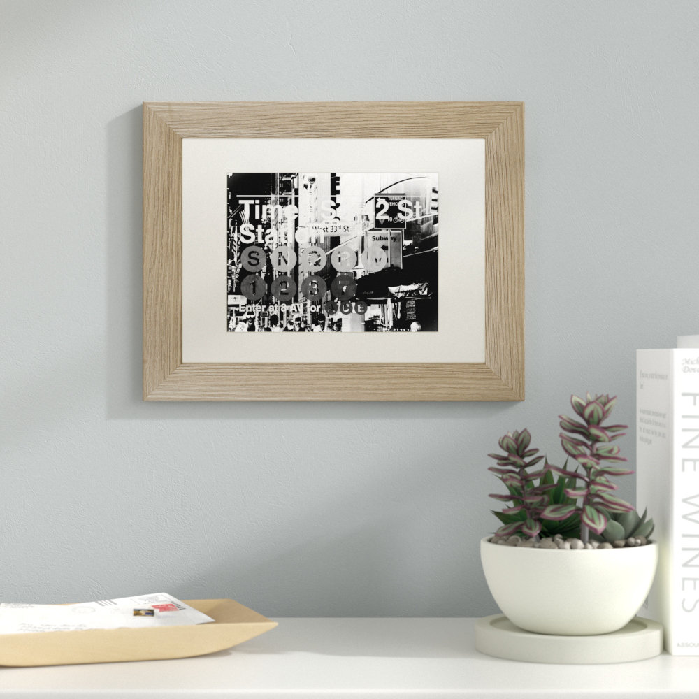 Latitude Run Subway City Art Nyc Ii Giclée Framed Photographic Print Wayfair
