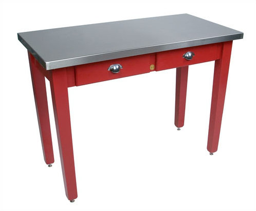 John Boos Cucina Americana Prep Table With Stainless Steel Top