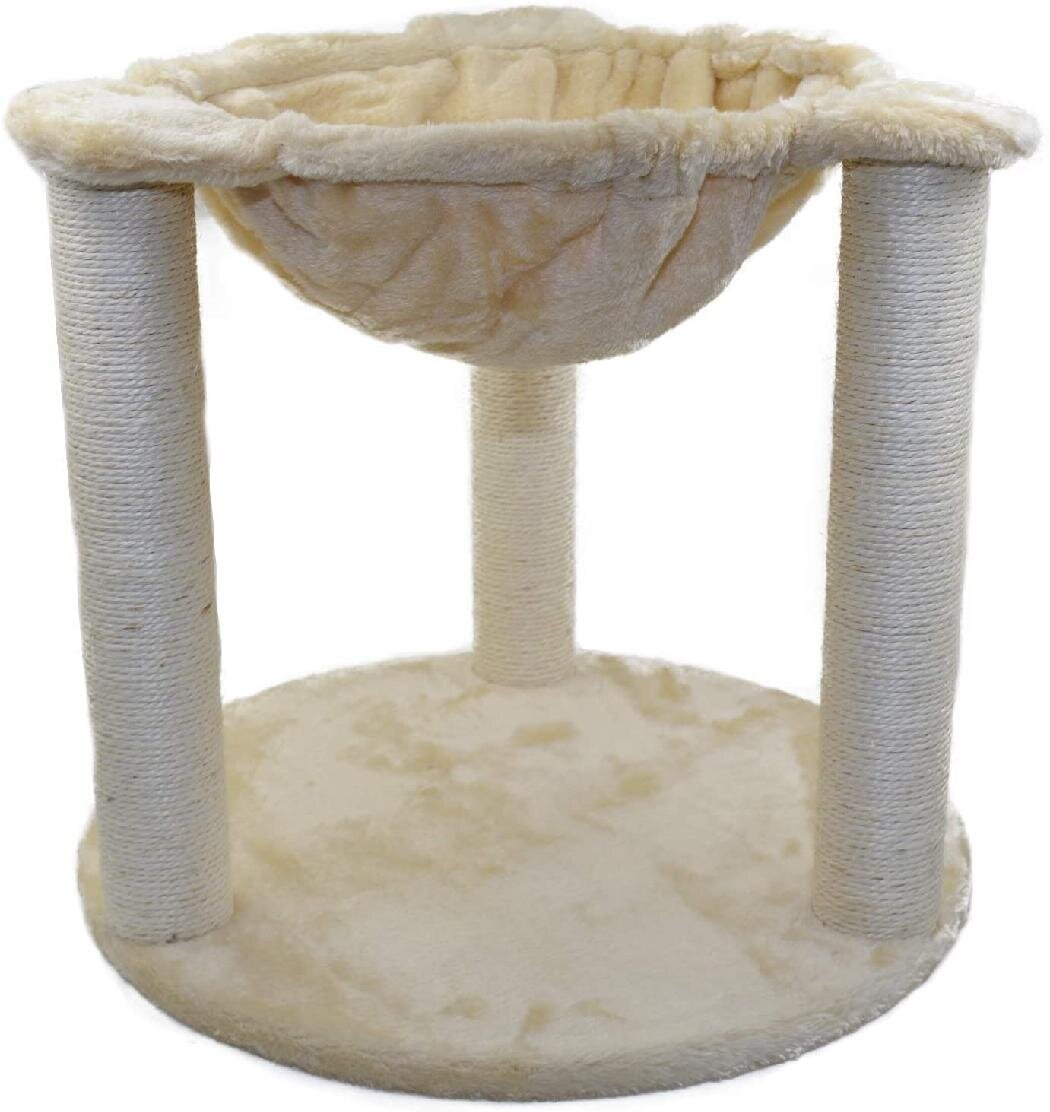 Big Adult Cat Tree Condo Furniture Kitten Activity Tower Pet Kitty Play House with Sisal-Covered Scratching Posts and Perches Hammock